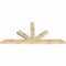 Ekena Millwork Saratoga Rough Sawn Timber Gable Bracket, Douglas Fir, 96"W x 44"H x 4"D x 6"F, 11/12 Pitch GBW096X44X0406SAR00RDF - alternate 4
